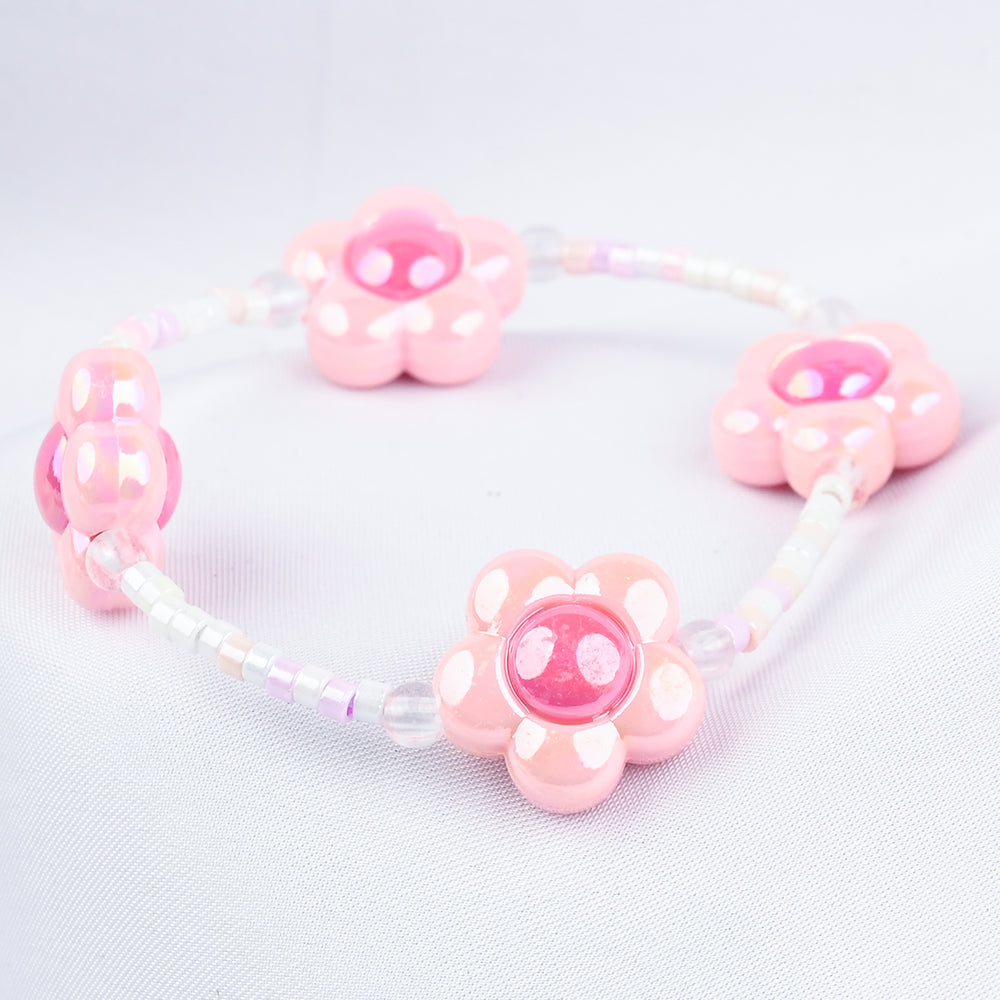 GIRLS ELEGANT BEADED NECKLACE & BRACELET