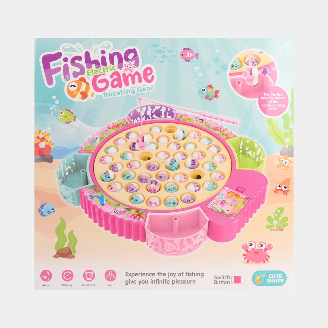 Electric Rotating Fishing Game Set