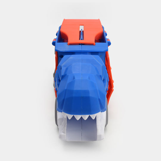 Dinosaur Car Carrier & Launcher – Interactive Toy Vehicle with Car Storage