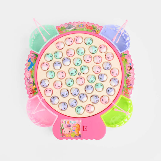 Electric Rotating Fishing Game Set
