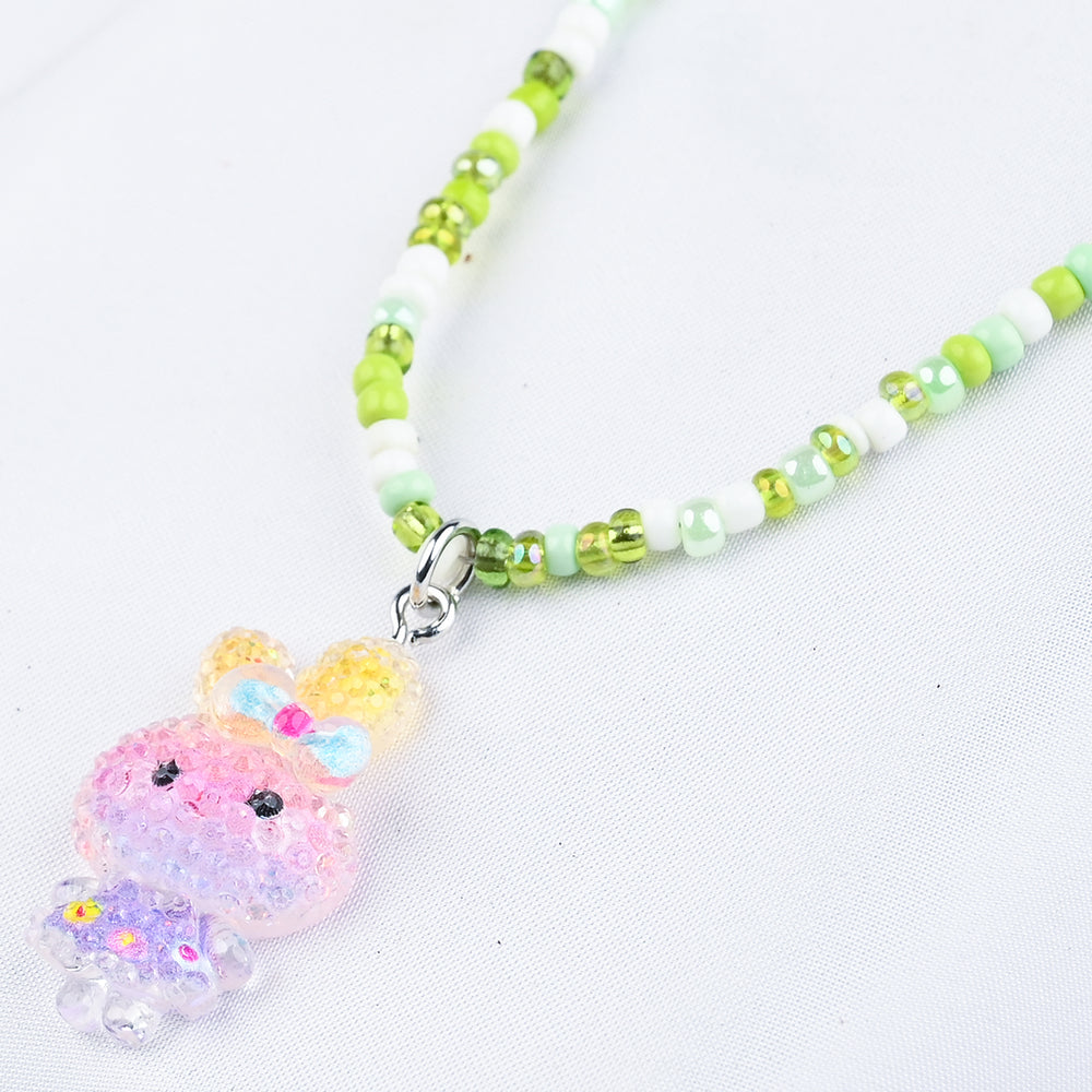 GIRLS CHARM BEADED NECKLACE