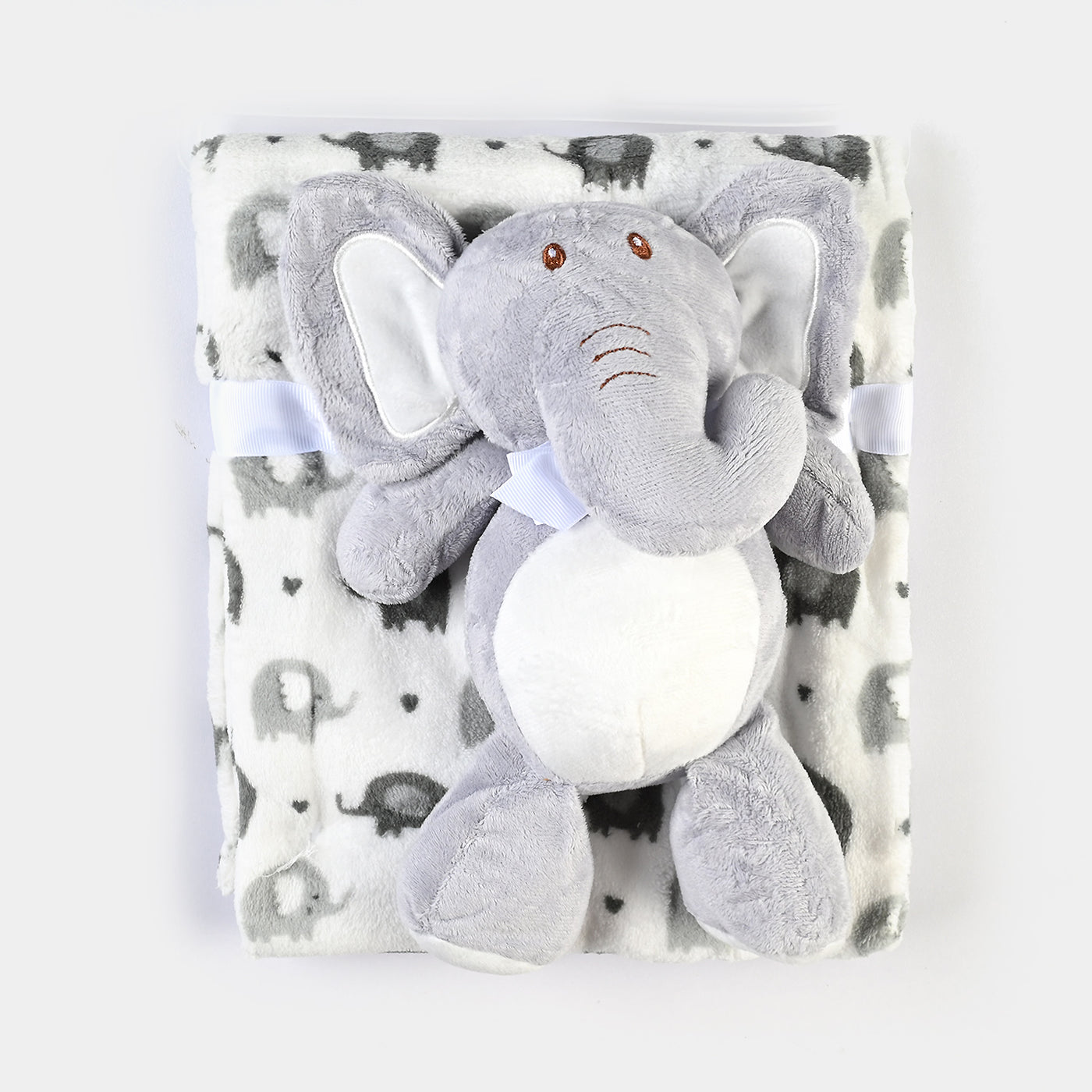 Cute Baby Blanket With Stuff Toy