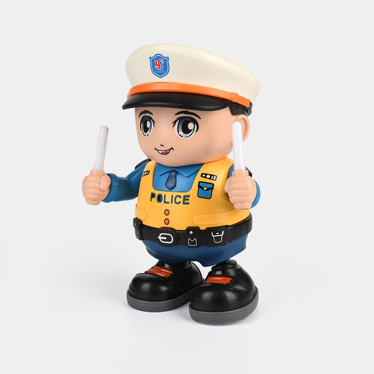 Dancing Policeman With Light & Music