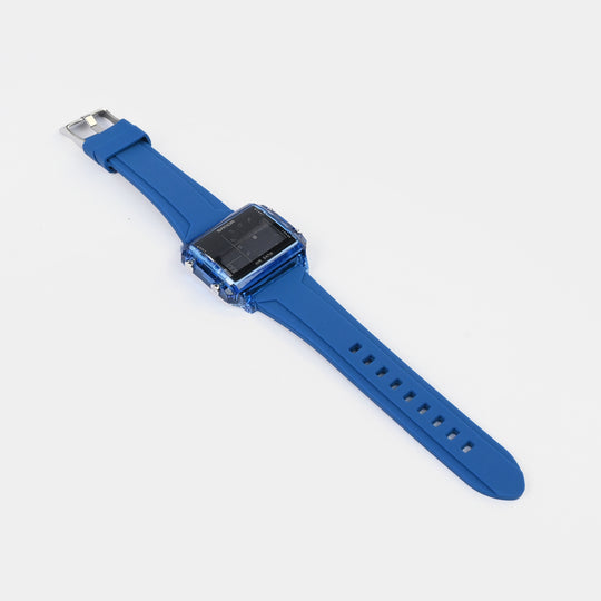 Square Dual-Display Wrist Watch