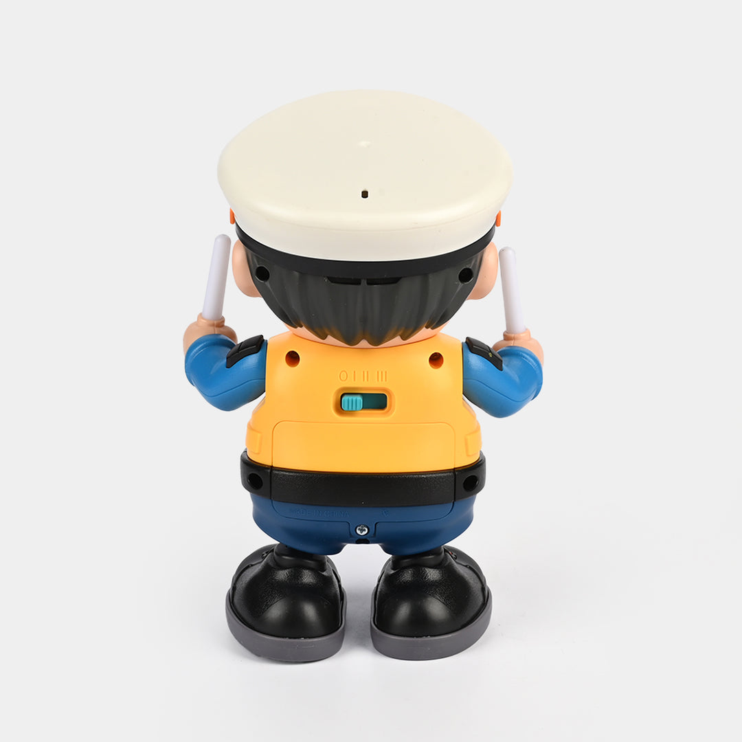 Dancing Policeman With Light & Music