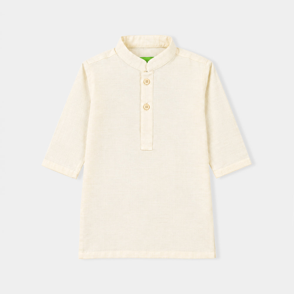 Infant Boys Poly Cotton 3Piece Suit Jagmag - Off White