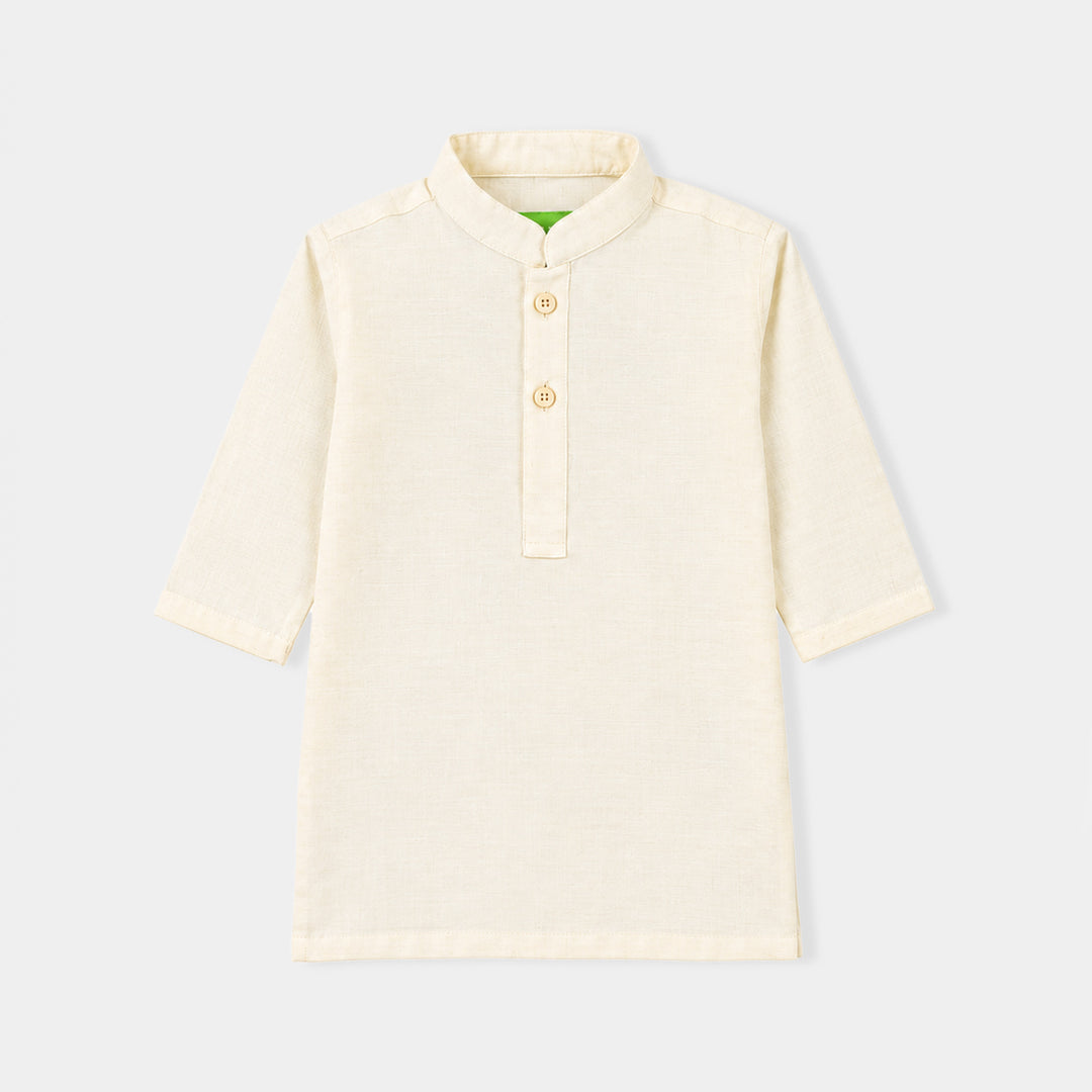 Infant Boys Poly Cotton 3Piece Suit Jagmag - Off White