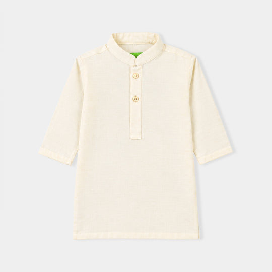 Infant Boys Poly Cotton 3Piece Suit Jagmag - Off White