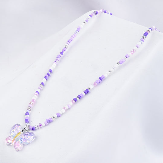 GIRLS CHARM BEADED NECKLACE