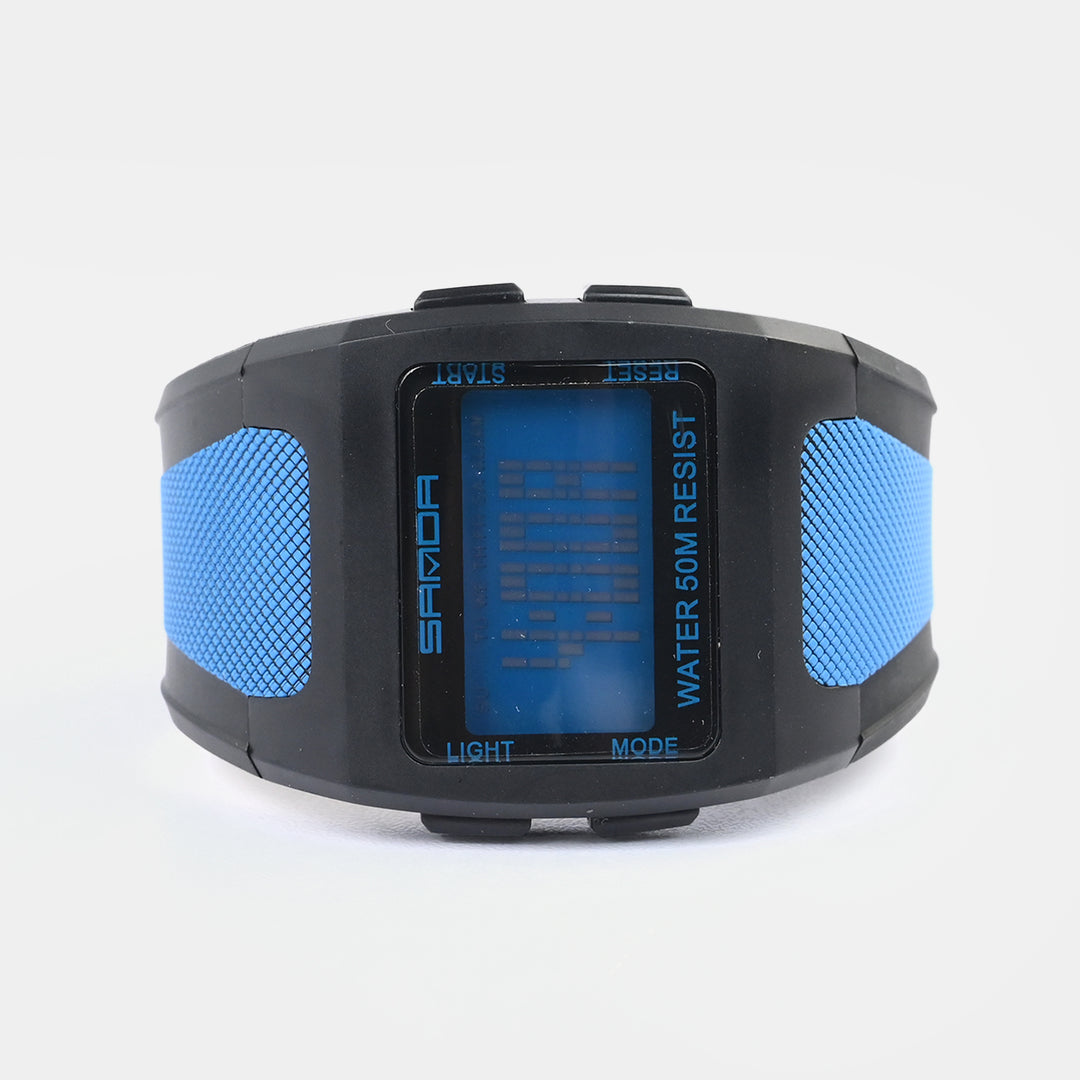 Square Digital Display Sports Wrist Watch