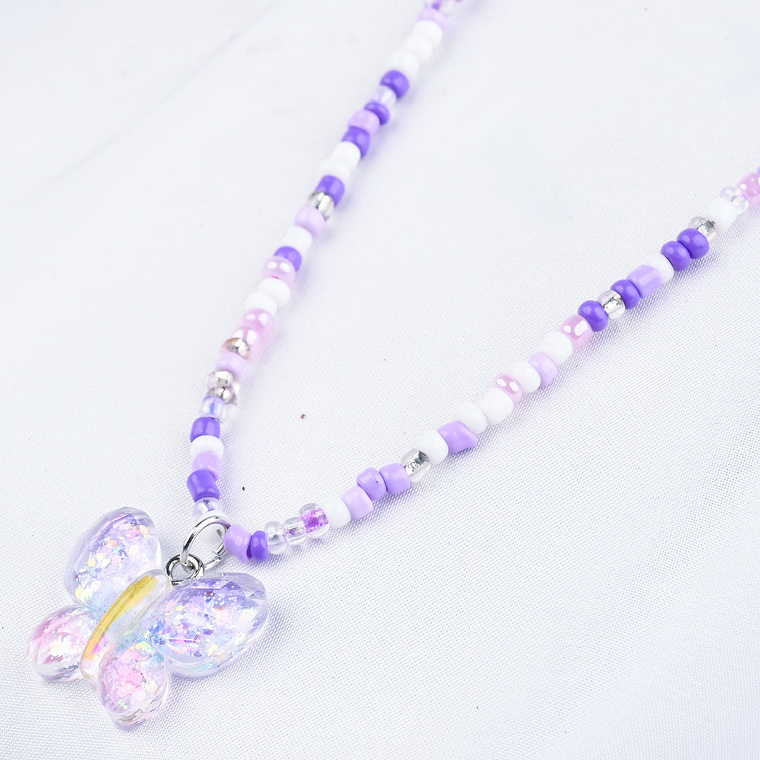GIRLS CHARM BEADED NECKLACE