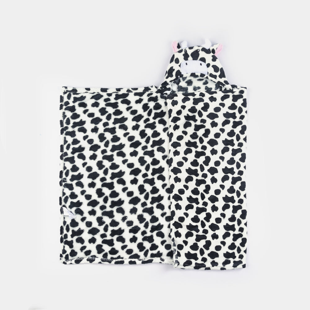 Hooded Character Blanket 0M+ | Cow P01