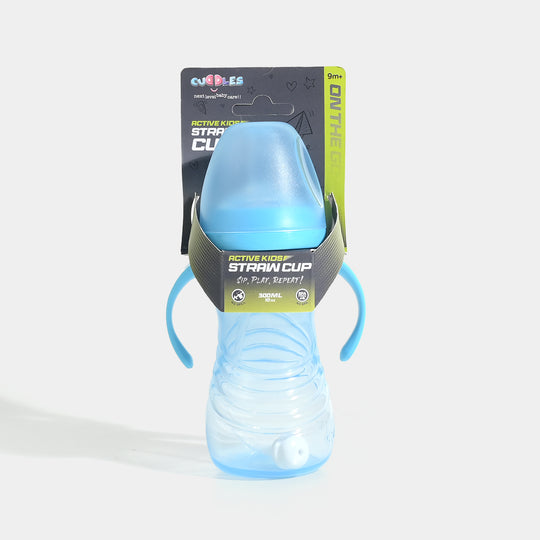 Active kids Straw cup 300ml With handle
