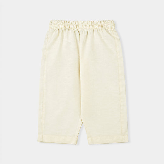 Infant Boys Poly Cotton 3Piece Suit Jagmag - Off White
