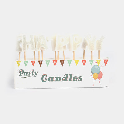 Happy Birthday Cake Topper Candles