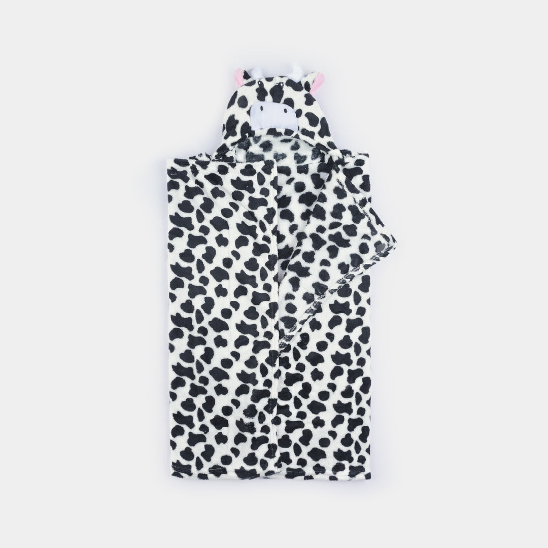 Hooded Character Blanket 0M+ | Cow P01