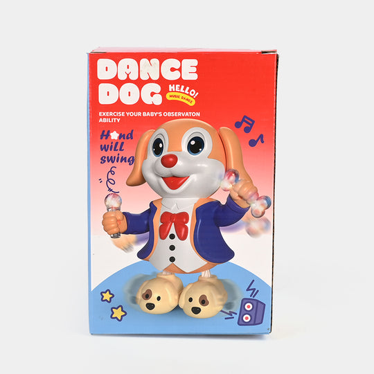 Dancing Dog With Light & Music