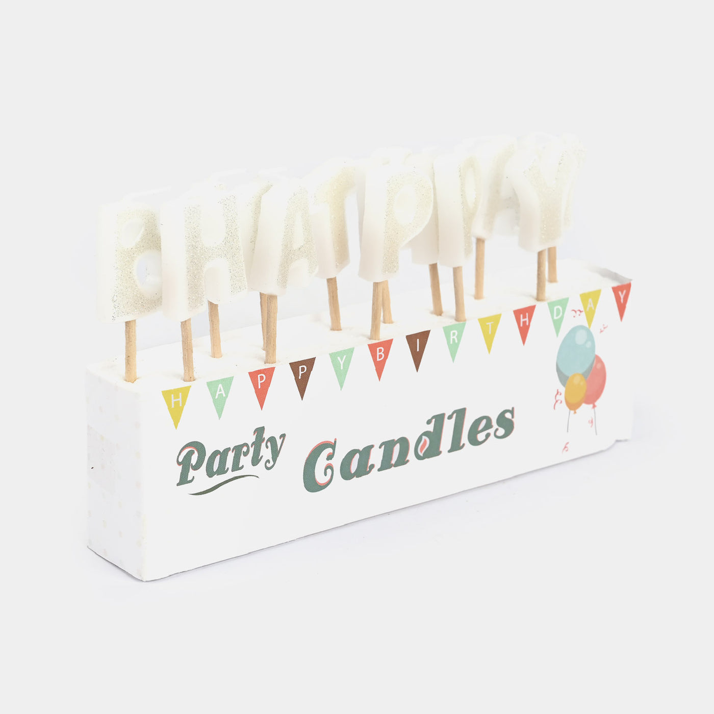 Happy Birthday Cake Topper Candles