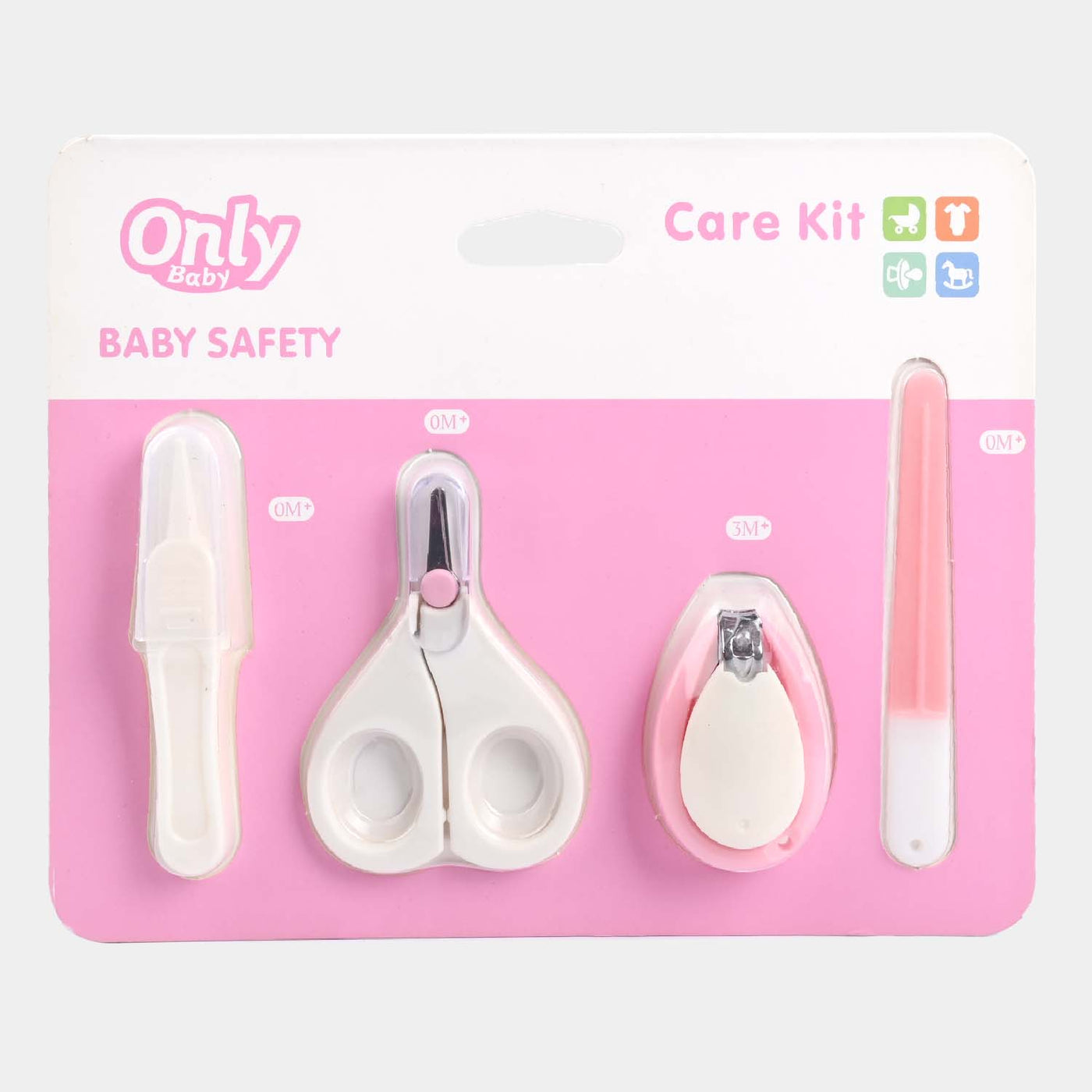 Baby Grooming Set 4PCs | Pink