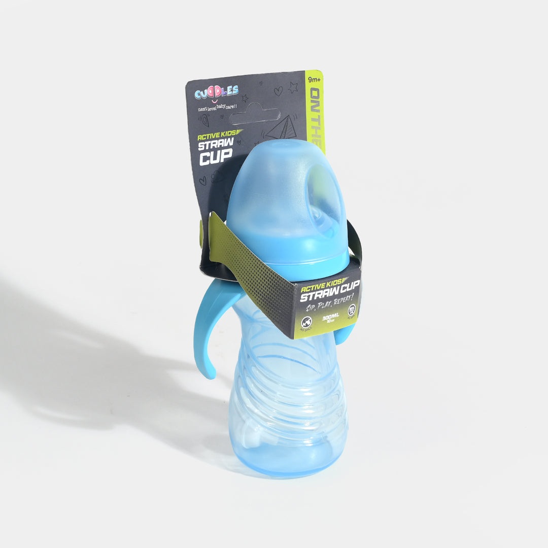 Active kids Straw cup 300ml With handle