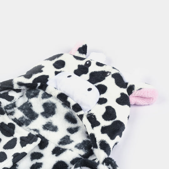 Hooded Character Blanket 0M+ | Cow P01
