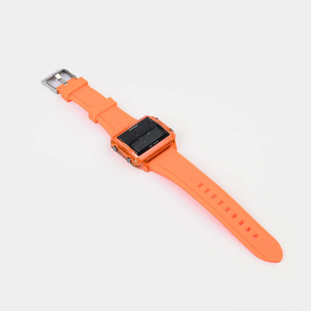 Square Dual-Display Wrist Watch