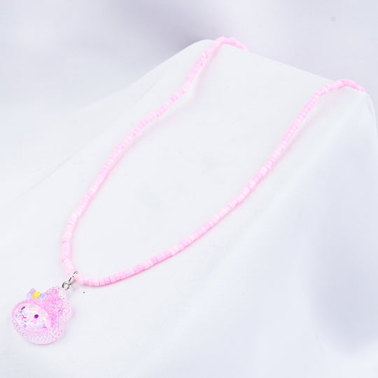 GIRLS CHARM BEADED NECKLACE