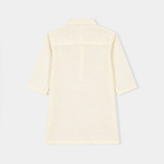 Infant Boys Poly Cotton 3Piece Suit Jagmag - Off White