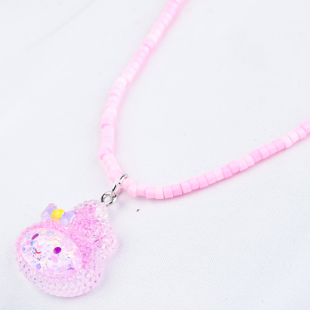 GIRLS CHARM BEADED NECKLACE