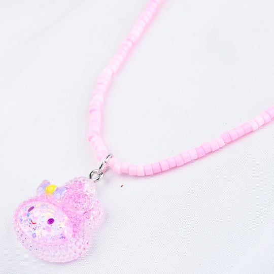 GIRLS CHARM BEADED NECKLACE