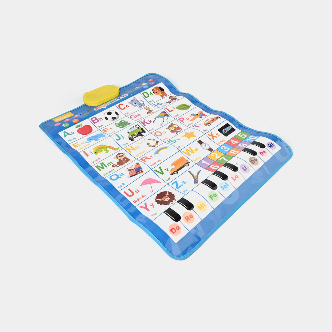 Alphabet And Piano Learning Wall Chart for kids