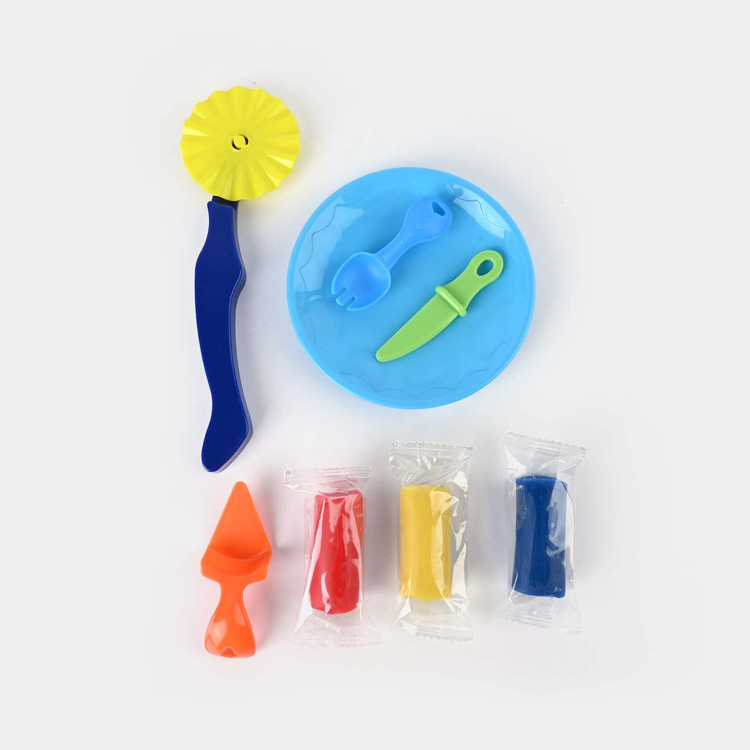 Pizza Fun Dough Play Set For Kids