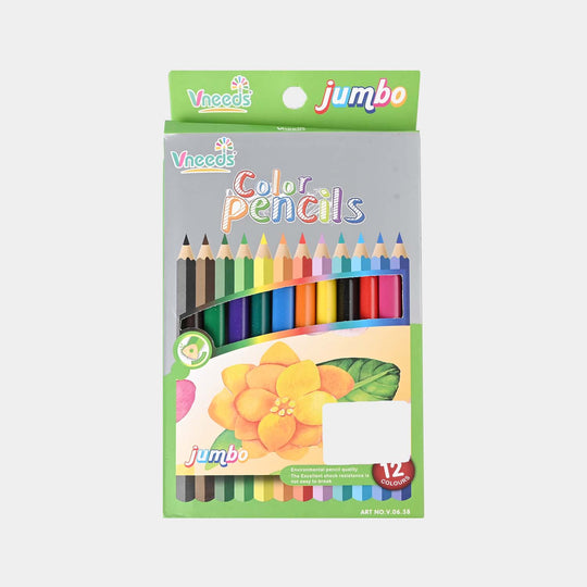 Color Pencil Jumbo New | 12PCs