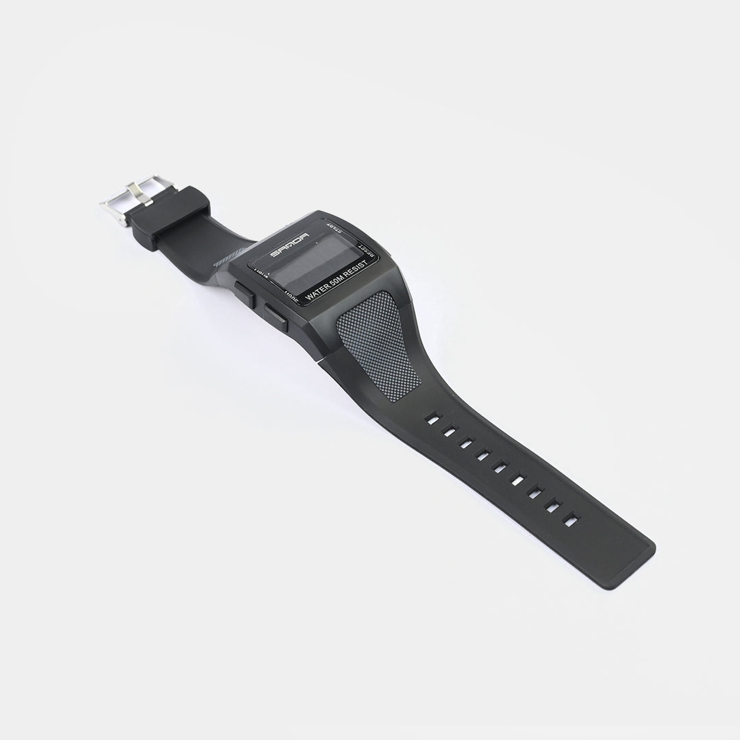 Square Digital Display Sports Wrist Watch