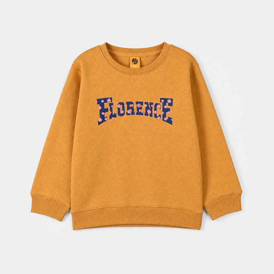 Girls Fleece Sweatshirt Florence-Yellow