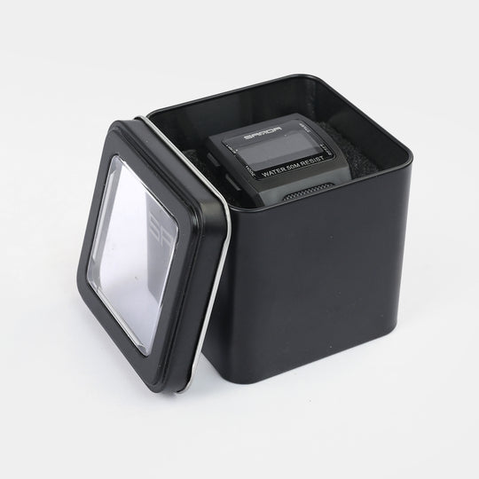 Square Digital Display Sports Wrist Watch