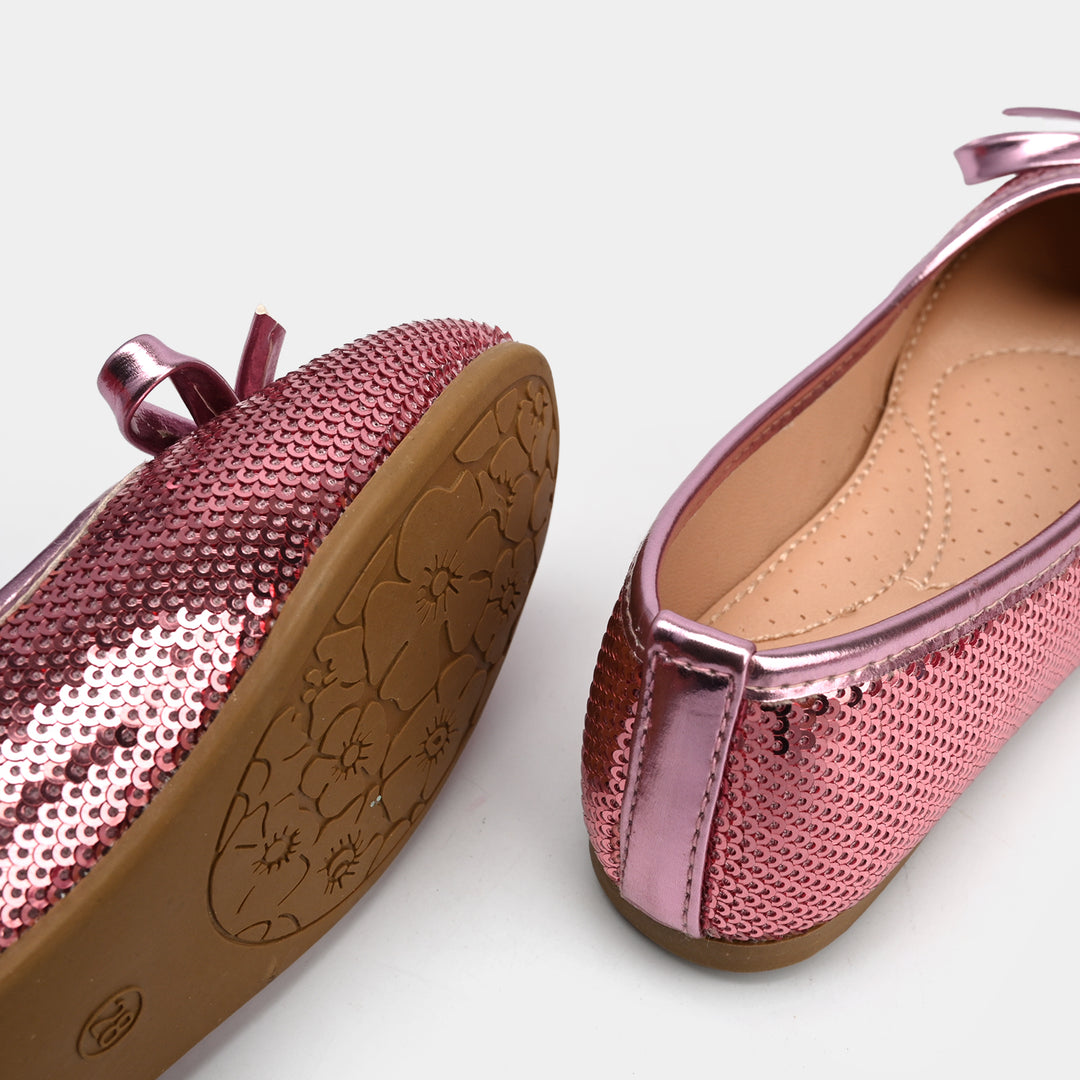 Girls Pumps 11-78-Pink