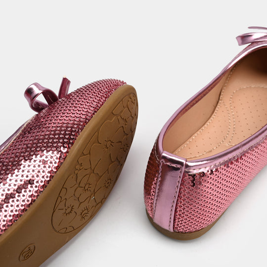 Girls Pumps 11-78-Pink