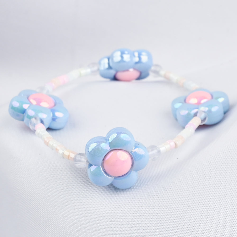 GIRLS ELEGANT BEADED NECKLACE & BRACELET