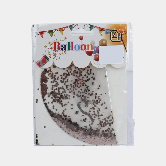 Confetti Filled Transparent Latex Balloon