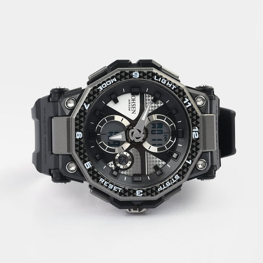 Dual Functionality Sports Digital Wrist Watch