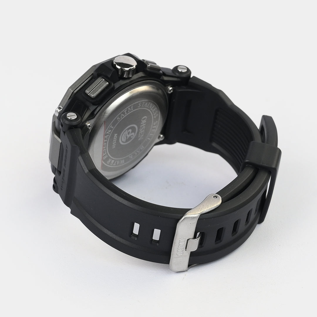 Dual Functionality Sports Digital Wrist Watch