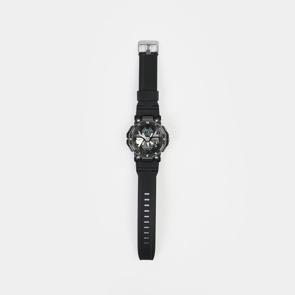 Dual Functionality Sports Digital Wrist Watch