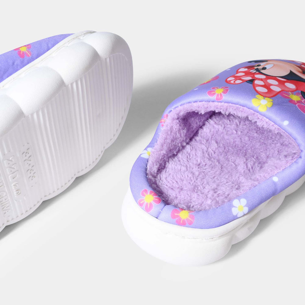 Girls Slipper Fur HH-001-Purple