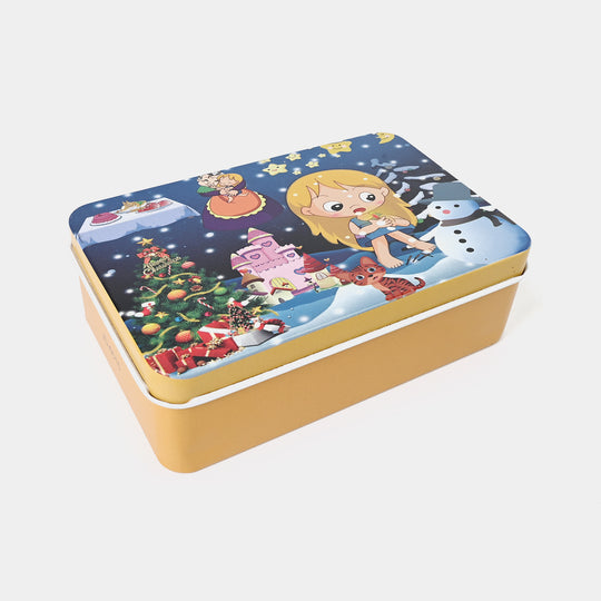 Wooden Puzzle Tin Box Play Set