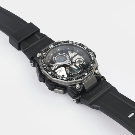 Dual Functionality Sports Digital Wrist Watch