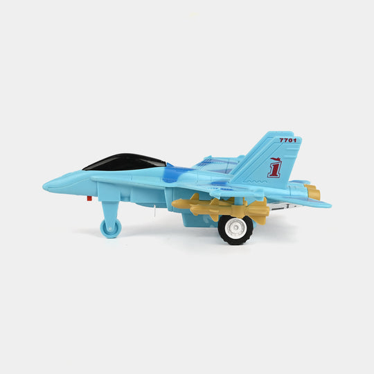 Die Cast Fighter Plane Friction Toy