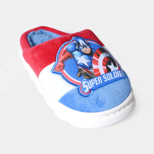 Boys Slipper Fur HH-002-Red