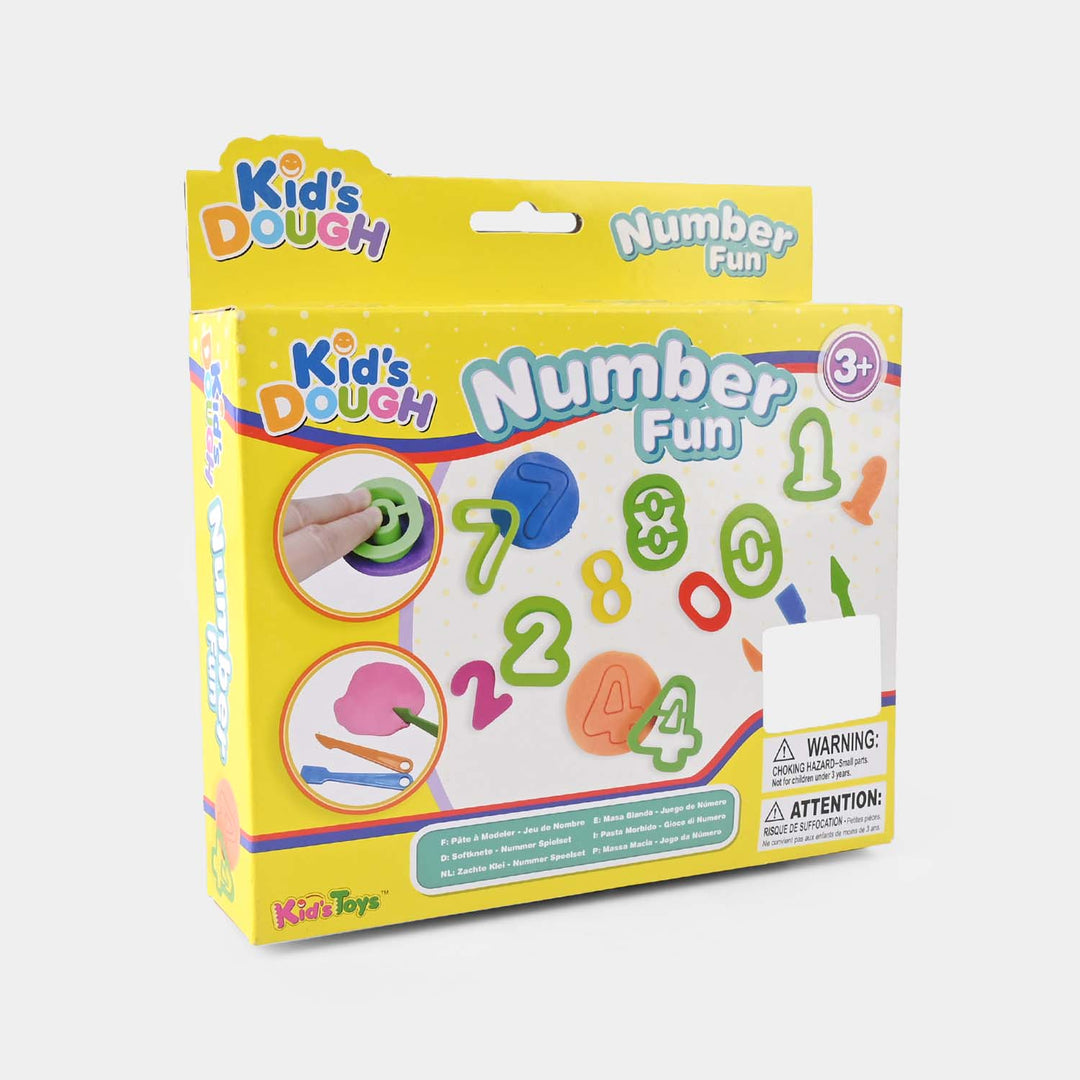 Numbers Dough Play Set For Kids