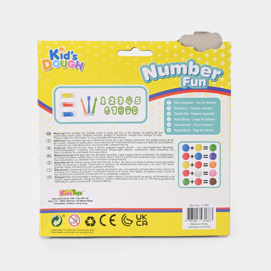 Numbers Dough Play Set For Kids